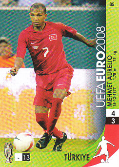 Mehmet Aurelio Turkey Panini Euro 2008 Card Game #85